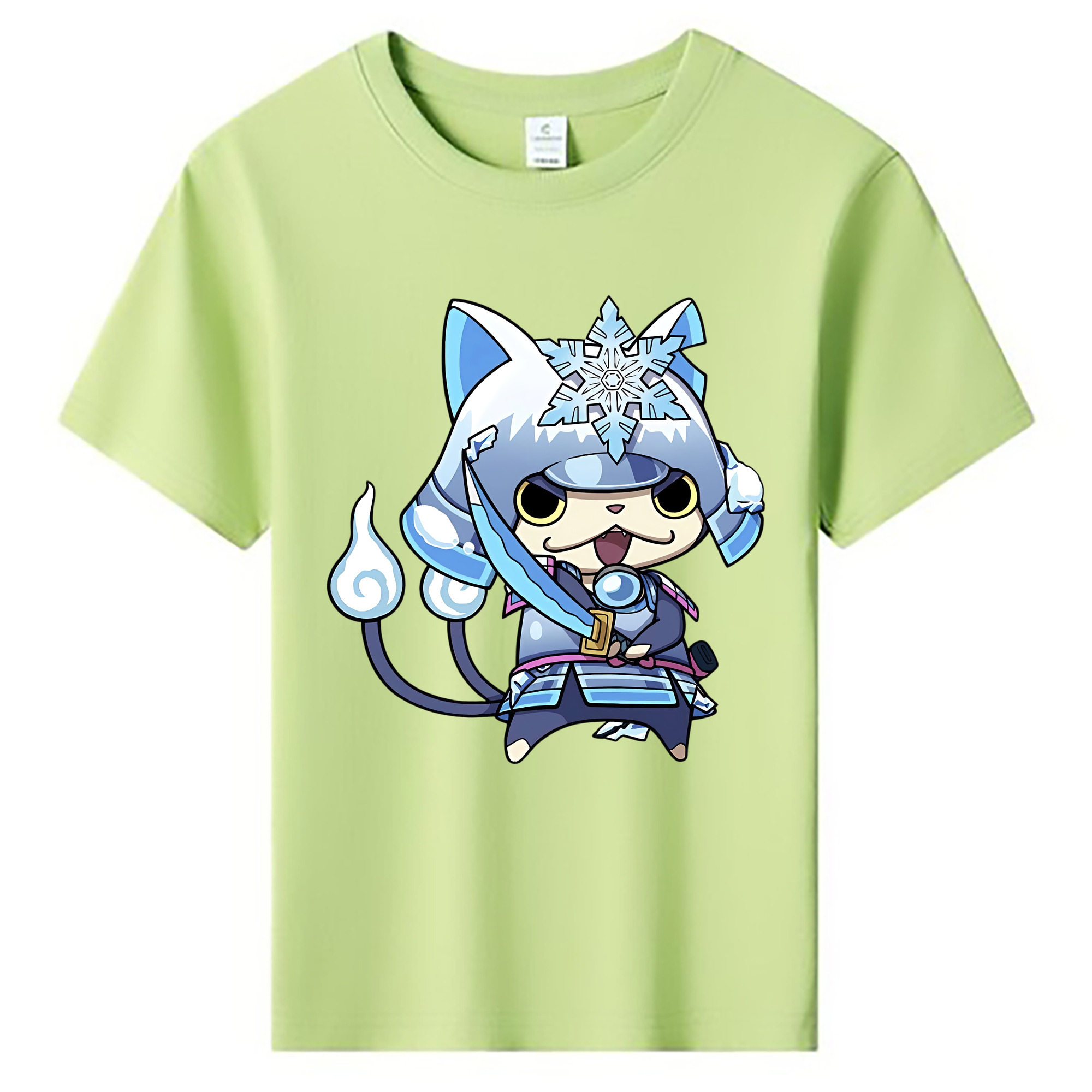 （画像用） 妖怪ウォッチ Yo-kai Watch 綿100％キッズTシャツ（フロントプリント）